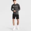 10" fukttransporterende sportshorts