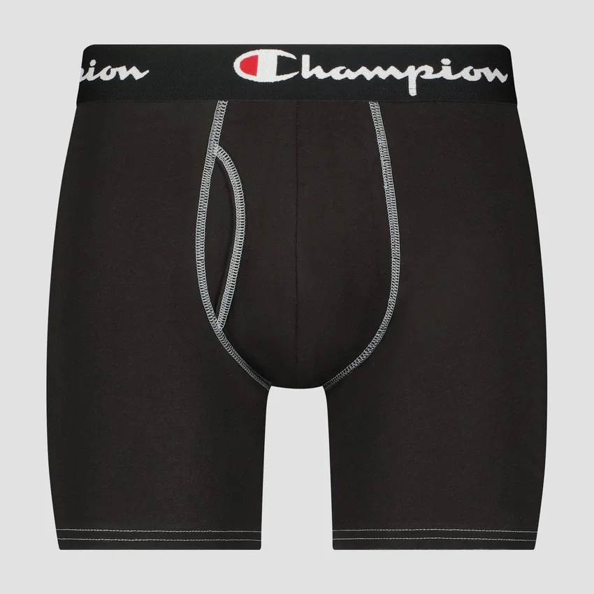 4-pakning bomullsboxershorts med stretch