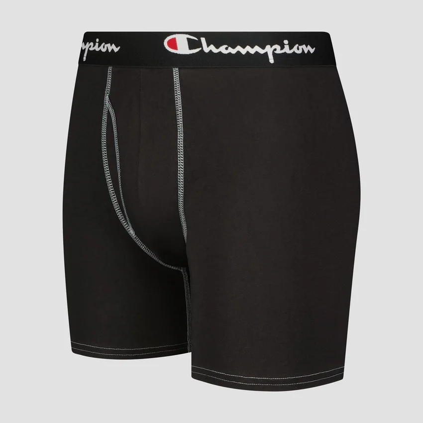 4-pakning bomullsboxershorts med stretch