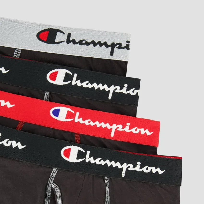 4-pakning bomullsboxershorts med stretch