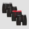 4-pakning bomullsboxershorts med stretch