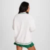 Country Club-cardigan, brodert blomstermønster med «C»-logo