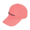 Justerbar cap med brodert skrift