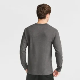 Klassisk langermet T-skjorte, brodert C Logo