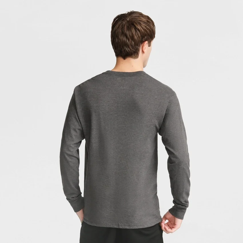 Klassisk langermet T-skjorte, brodert C Logo