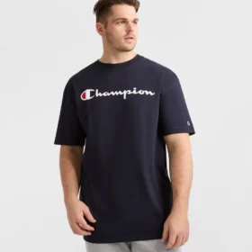 Klassisk T-skjorte med grafikk, Script Logo – Big & Tall