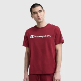 Klassisk T-skjorte med grafisk trykk, Script Logo