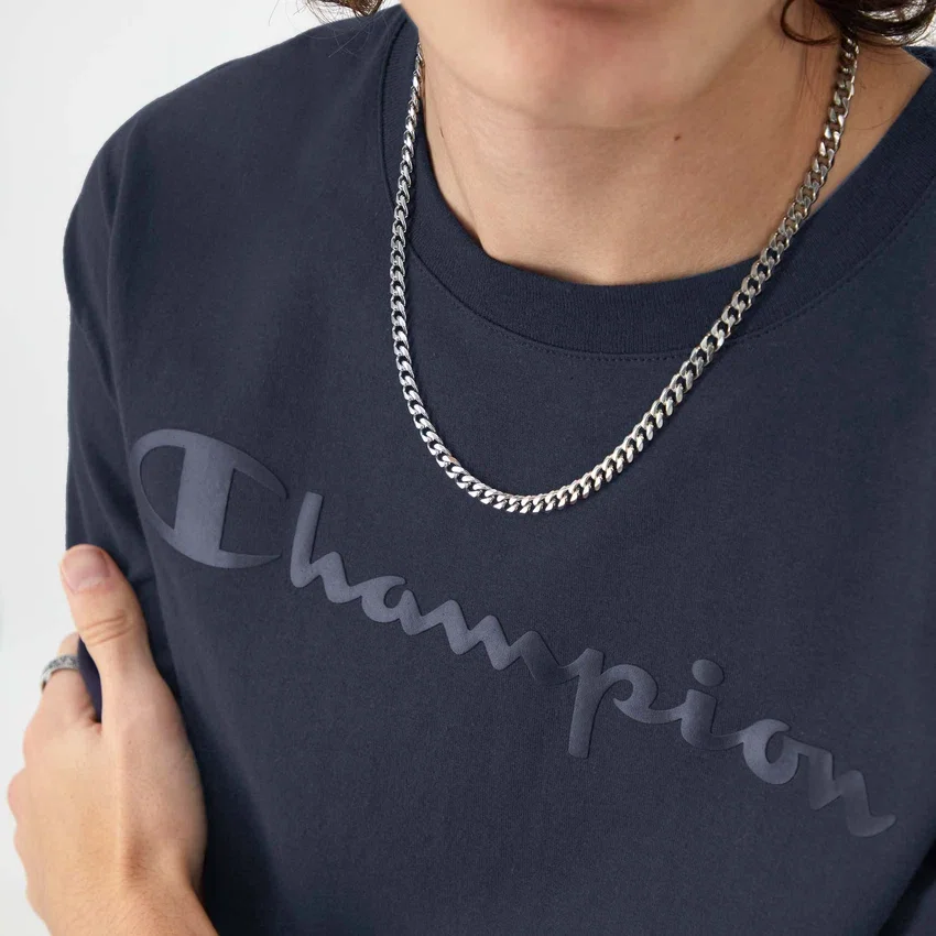 Klassisk T-skjorte med grafisk trykk, ton-i-ton-Script Logo