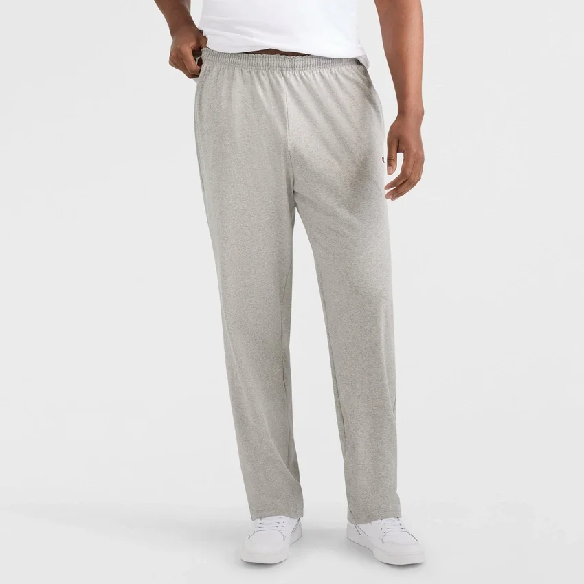 Lette loungebukser, åpen kant, C Logo – Big & Tall