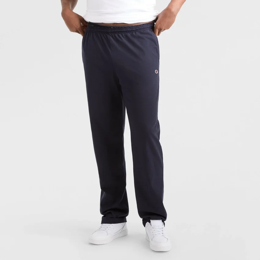 Lette loungebukser, åpen kant, C Logo – Big & Tall