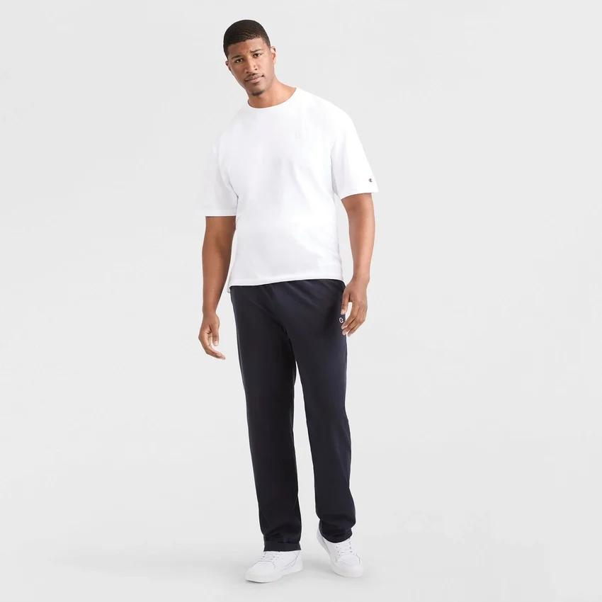 Lette loungebukser, åpen kant, C Logo – Big & Tall