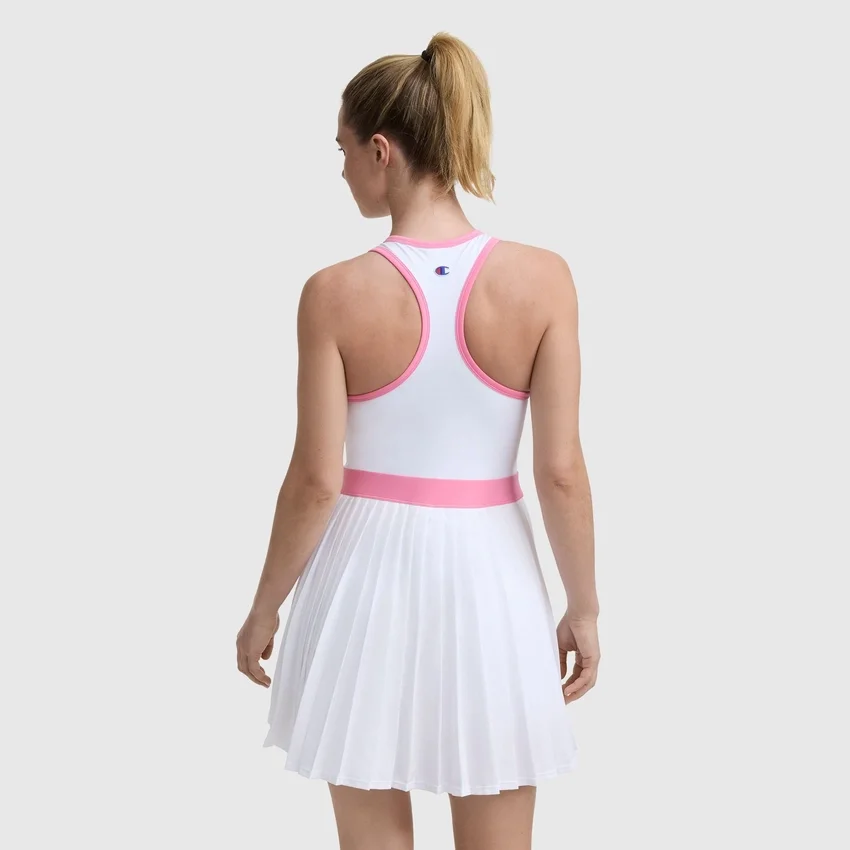 Match Point-tenniskjole, brodert Script Logo