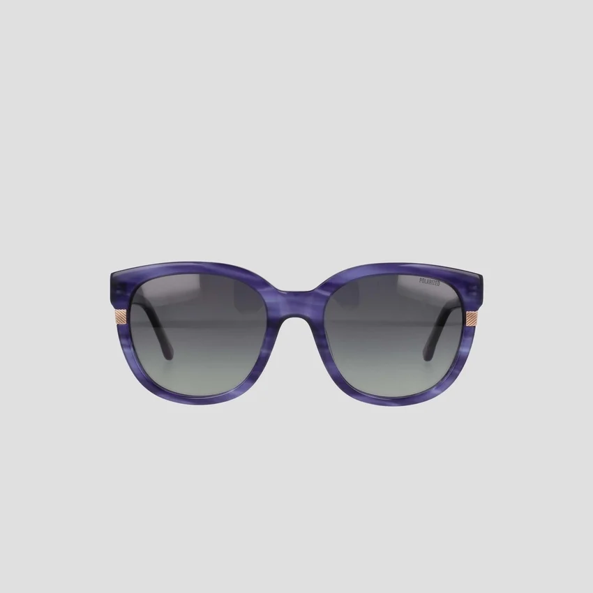 Polarisert, kurvet firkantet damebrille