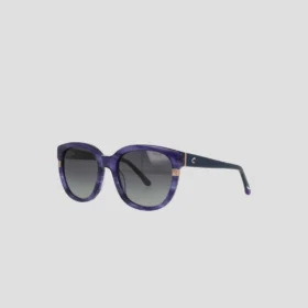 Polarisert, kurvet firkantet damebrille
