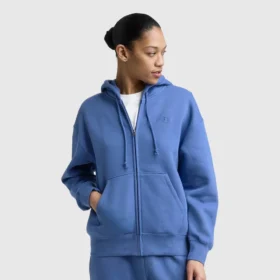 Powerblend Fleece-hettegenser med glidelås, C Logo