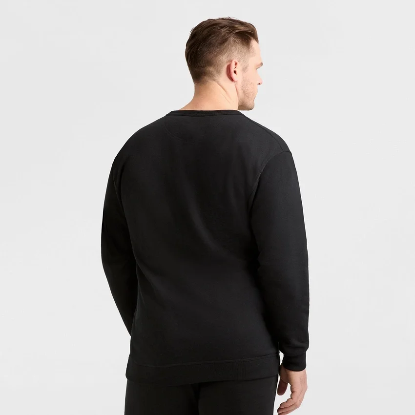 Powerblend-genser med rund hals, C Logo – Big & Tall
