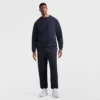 Powerblend-genser med rund hals, C Logo – Big & Tall