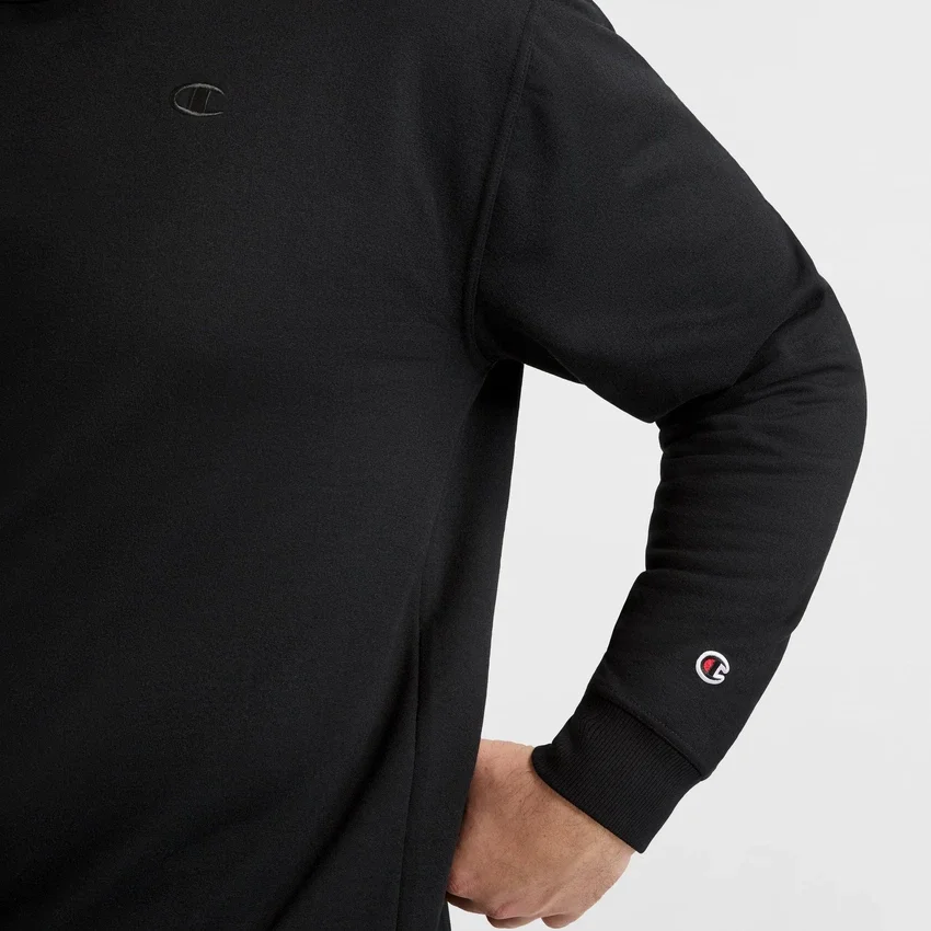 Powerblend-genser med rund hals, C Logo – Big & Tall