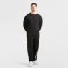 Powerblend-genser med rund hals, C Logo – Big & Tall
