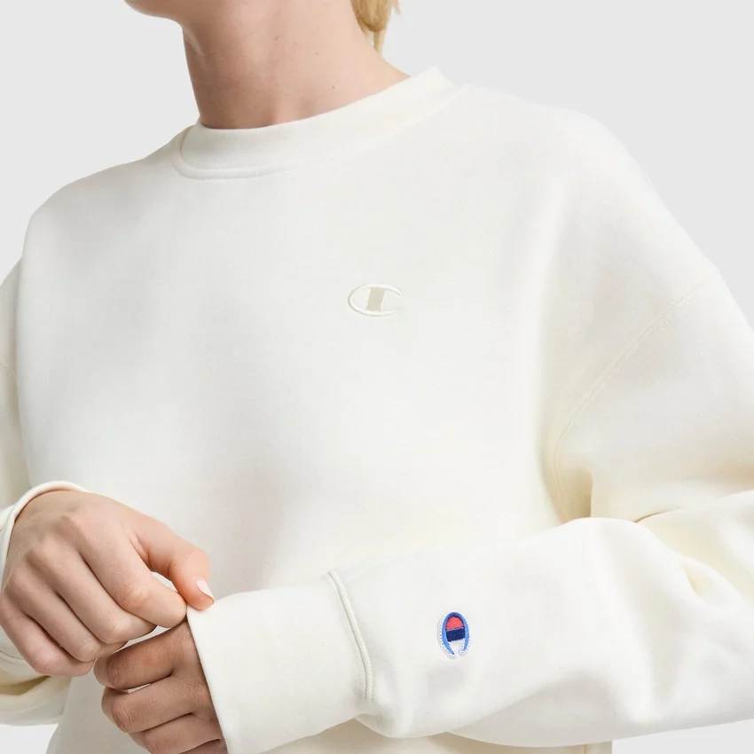 Powerblend-genser med rund hals og liten «C»