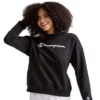 Powerblend-genser med rund hals, Script Logo